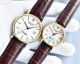 Replica Rolex Cellini Gold Dial Rose Gold Bezel Couple Leather Strap Watch (1)_th.jpg